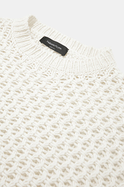 ECRU BASIC / ROUND NECKLINE TRICOT 8