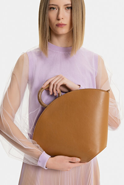LILAC BASIC / ROUND NECKLINE LONG SLEEVE BLOUSE 5