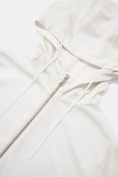 ECRU HOODIE SWEATSHIRT 8