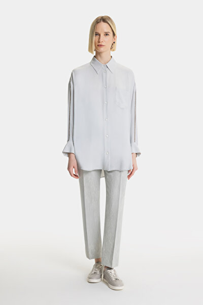 LIGHT GREY LONG SLEEVE SHIRT 3