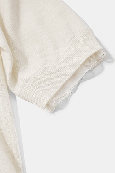 ECRU BASIC / ROUND NECKLINE TRICOT 8
