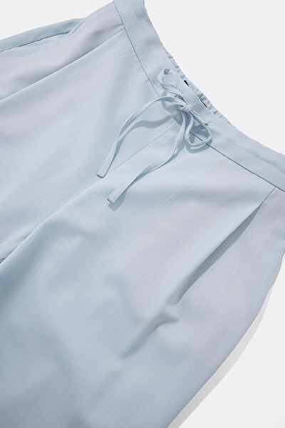 BLUE WIDE LEG TROUSERS 8