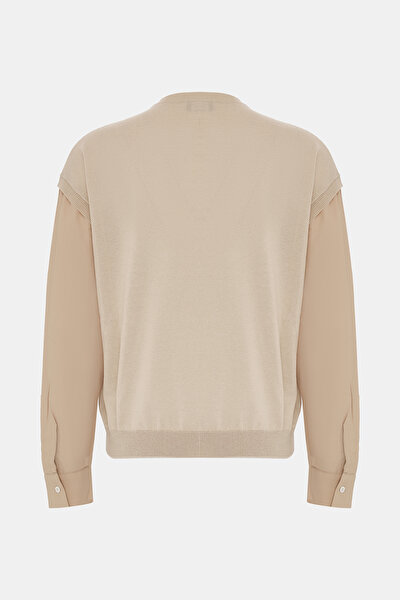 CAMEL BASIC / ROUND NECKLINE TRICOT 8
