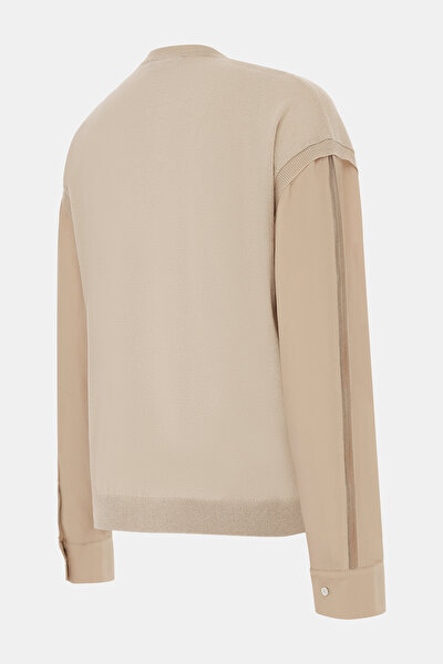 CAMEL BASIC / ROUND NECKLINE TRICOT 9