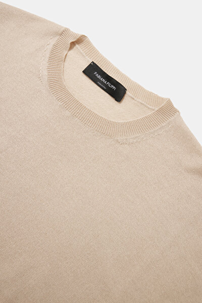 CAMEL BASIC / ROUND NECKLINE TRICOT 10