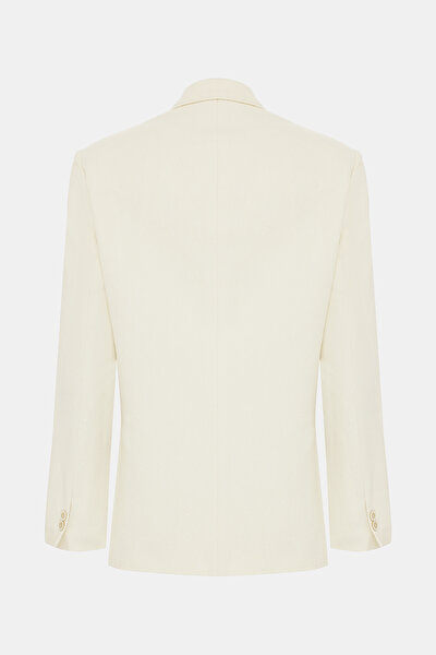 ECRU SURPLICE NECKLINE (CROSS-OVER NECKLINE) JACKET 10