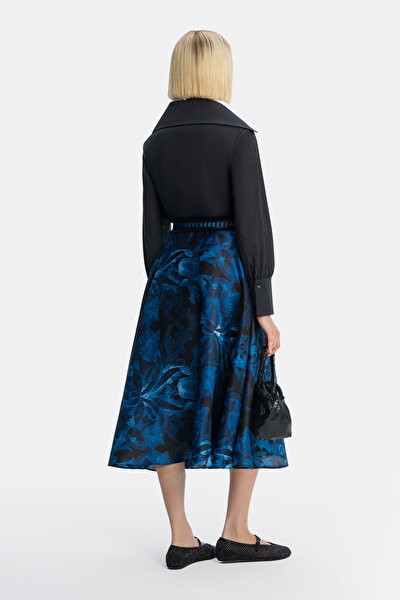 NAVY BLUE LONG SLEEVE DRESS 3