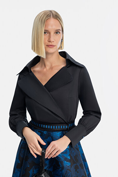 NAVY BLUE LONG SLEEVE DRESS 4