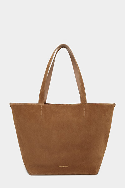 CAMEL SUEDE BAG 3