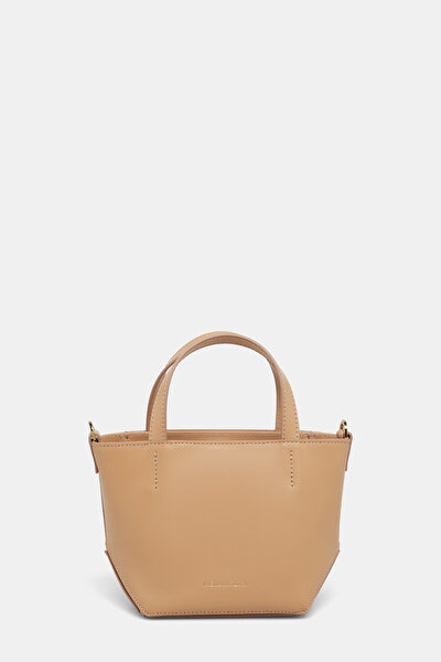 BEIGE LEATHER BAG 5