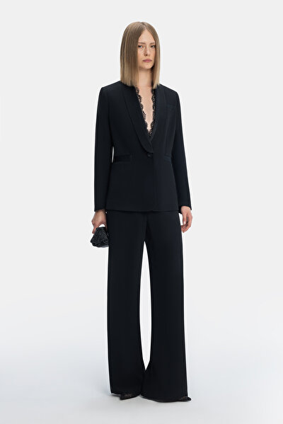 BLACK SHAWL COLLAR JACKET 5