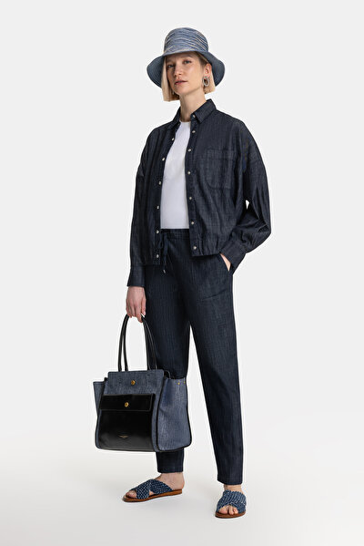 NAVY BLUE LONG SLEEVE SHIRT 4