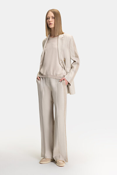 BEIGE SHAWL COLLAR JACKET 8