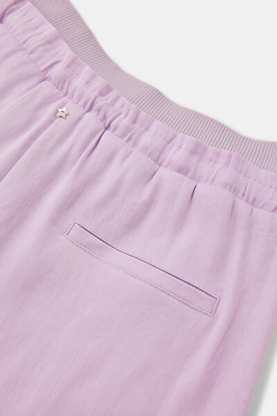 LILAC WIDE LEG TROUSERS 8
