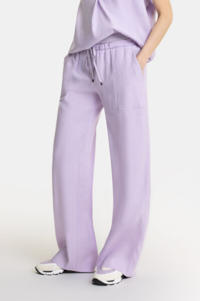 LILAC WIDE LEG TROUSERS 3