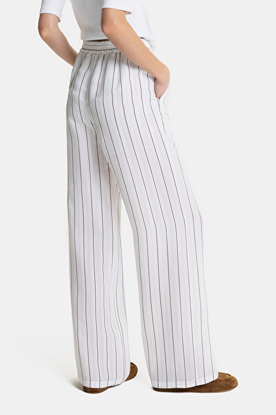 BLACK WIDE LEG TROUSERS 4