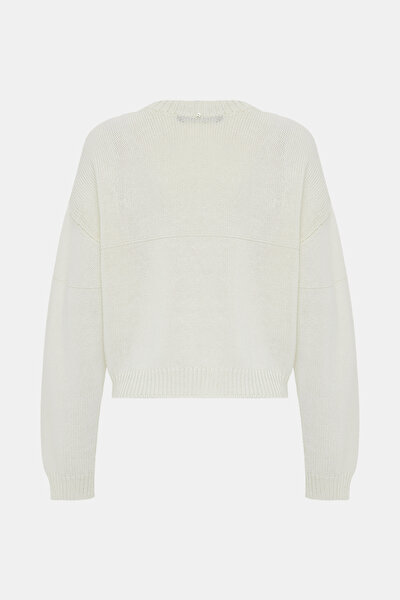 ECRU BASIC / ROUND NECKLINE TRICOT 9