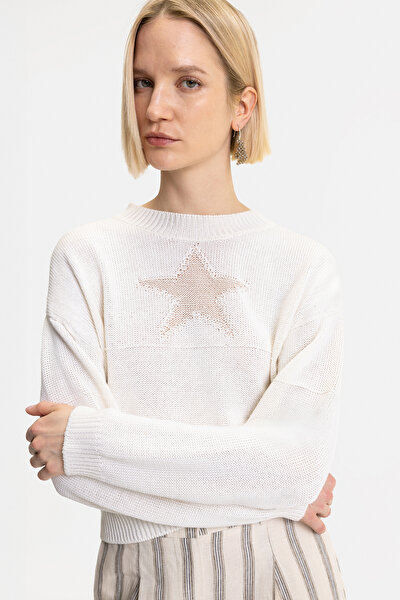 ECRU BASIC / ROUND NECKLINE TRICOT 4
