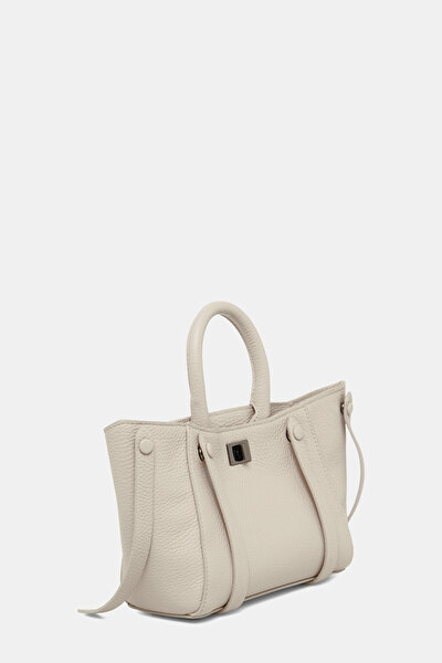 BEIGE LEATHER BAG 3