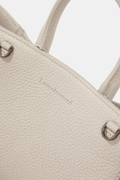 BEIGE LEATHER BAG 5