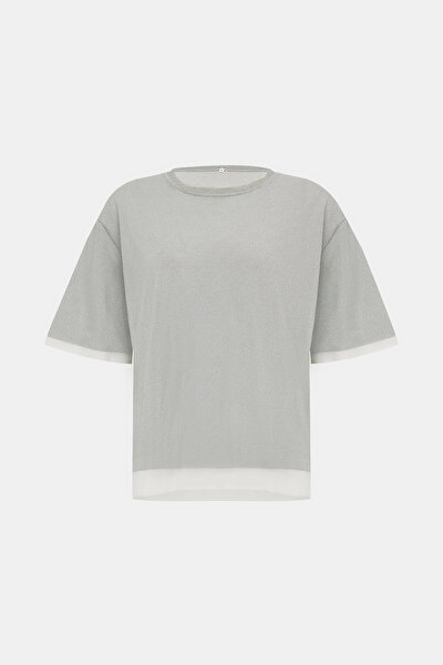 KHAKI BASIC / ROUND NECKLINE TRICOT 9