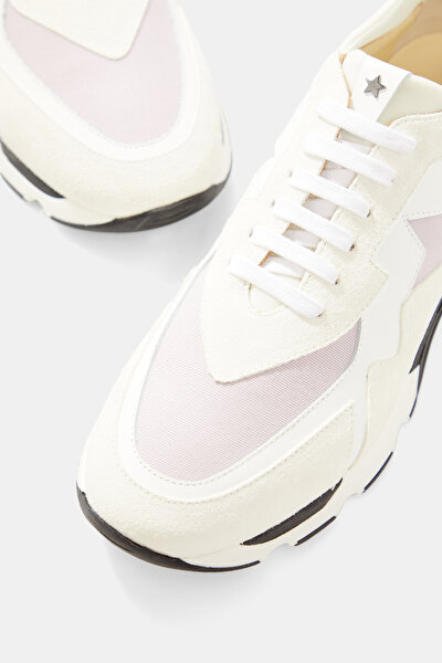 WHITE LEATHER SNEAKER KADIN 4