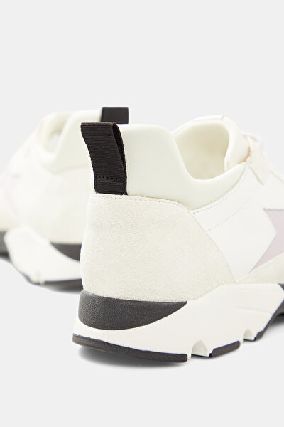 WHITE LEATHER SNEAKER KADIN 5