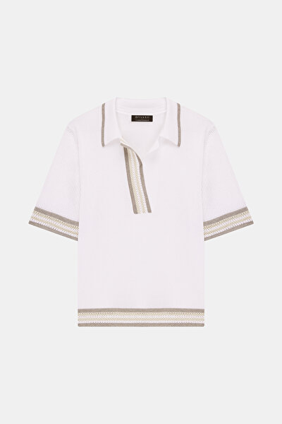 WHITE POLO NECK TRICOT 8