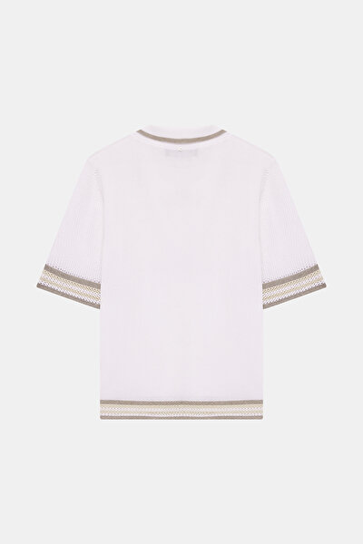 WHITE POLO NECK TRICOT 9