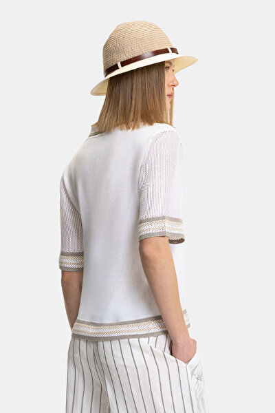 WHITE POLO NECK TRICOT 3
