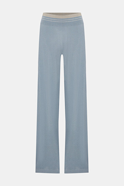 BLUE WIDE LEG TROUSERS 5