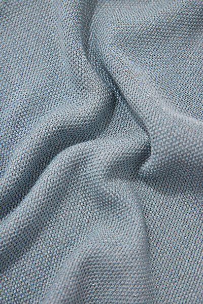BLUE WIDE LEG TROUSERS 8