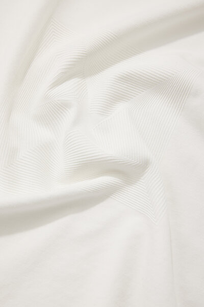 WHITE BASIC / ROUND NECKLINE SHORT SLEEVE TSHIRT 8