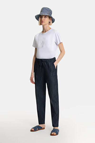 WHITE BASIC / ROUND NECKLINE SHORT SLEEVE TSHIRT 4