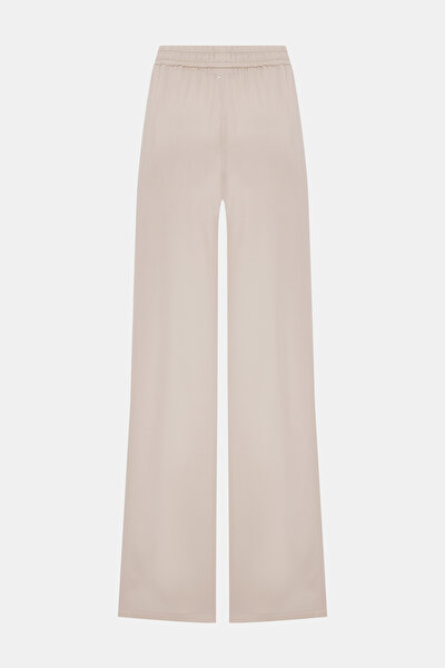 BEIGE WIDE LEG TROUSERS 5