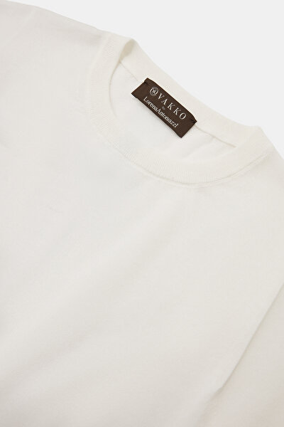 ECRU BASIC / ROUND NECKLINE TRICOT 8