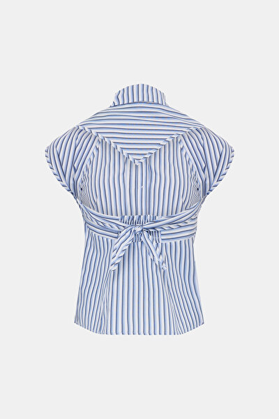 NAVY BLUE SLEEVELESS SHIRT 9