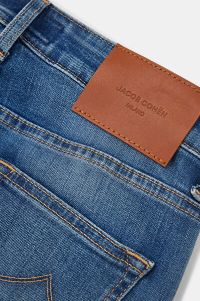 MAVİ DAR PAÇA DENIM PANTOLON 4