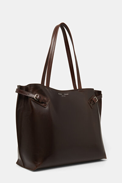 BROWN LEATHER BAG 4