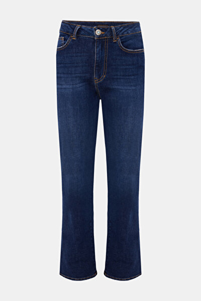 LACİVERT DAR KESİM DENIM PANTOLON 5