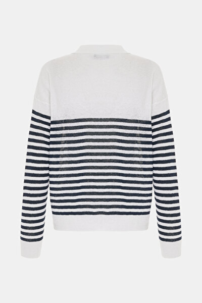 WHİTE NAVY BLUE POLO NECK 9