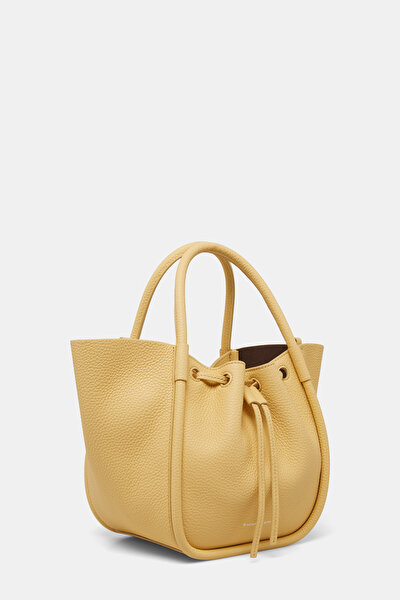 LIGHT YELLOW LEATHER BAG 5