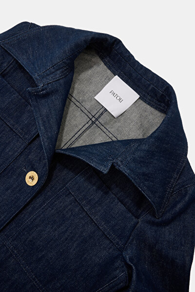 DARK BLUE BUTTONED JACKET 3