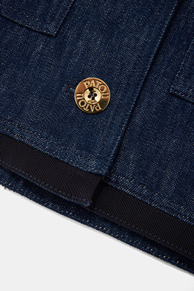 DARK BLUE BUTTONED JACKET 4