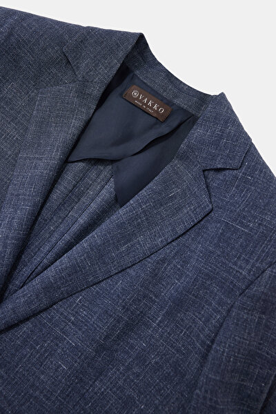 NAVY BLUE SHAWL COLLAR JACKET 9