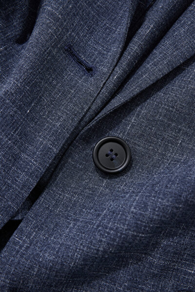 NAVY BLUE SHAWL COLLAR JACKET 10