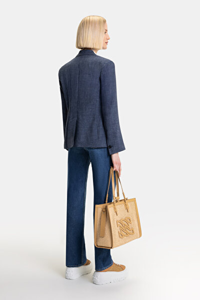 NAVY BLUE SHAWL COLLAR JACKET 5