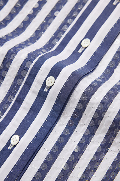 WHITE 3/4 SLEEVES SHIRT 10