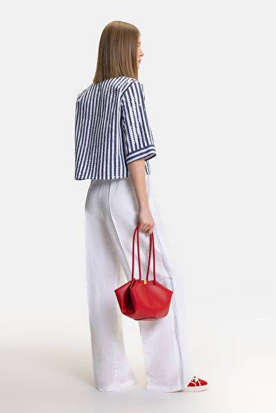 WHITE 3/4 SLEEVES SHIRT 5