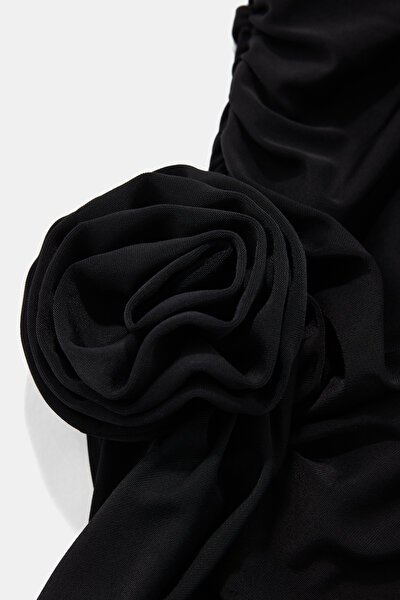 BLACK ONE SHOULDER BLOUSE 4